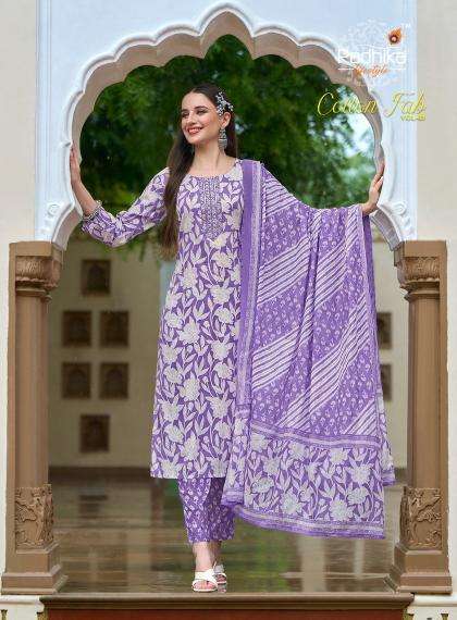 Radhika Cotton Fab Vol 3 Ladies kurti wholesalers in Gujarat