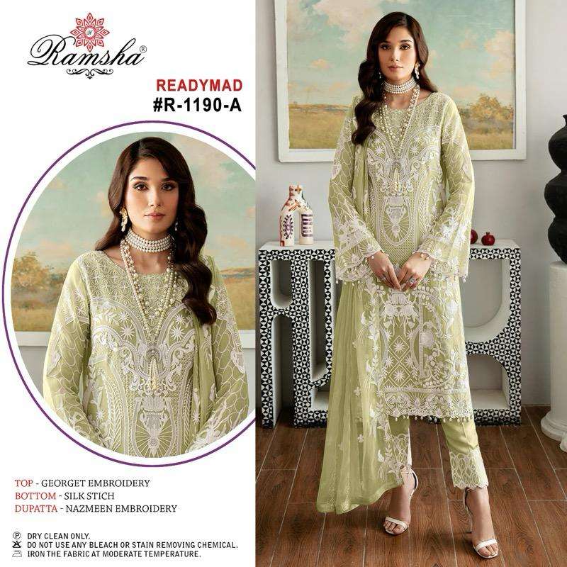 Ramsha R 1190 Salwar Kameez wholesale in Mumbai