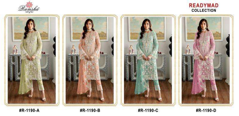 Ramsha R 1190 Salwar Kameez wholesale in Mumbai