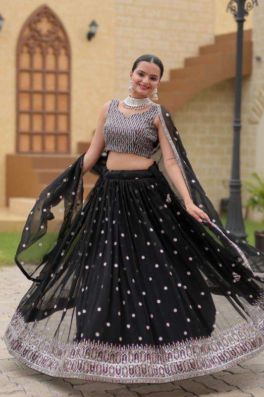 Sabella Gulnaz Designer Georgette Lehenga Choli suppliers in Hyderabad