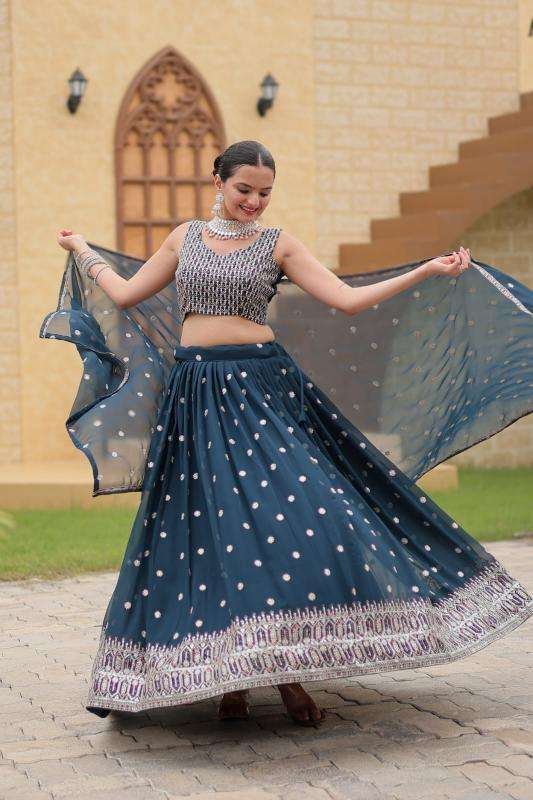 Sabella Gulnaz Designer Georgette Lehenga Choli suppliers in Hyderabad