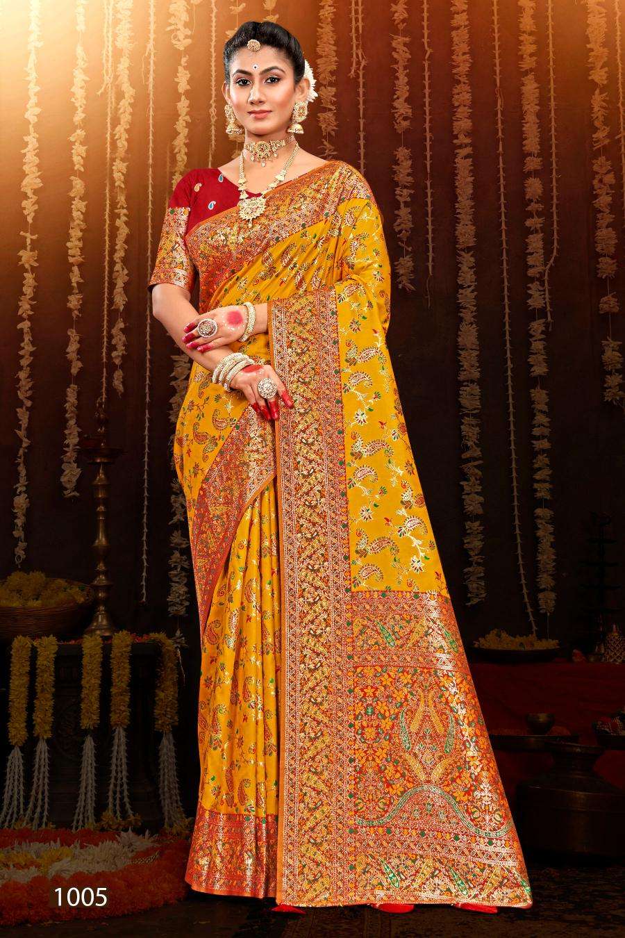 Saroj Kashmiri silk vol.1 50*600 silk saree online wholesale