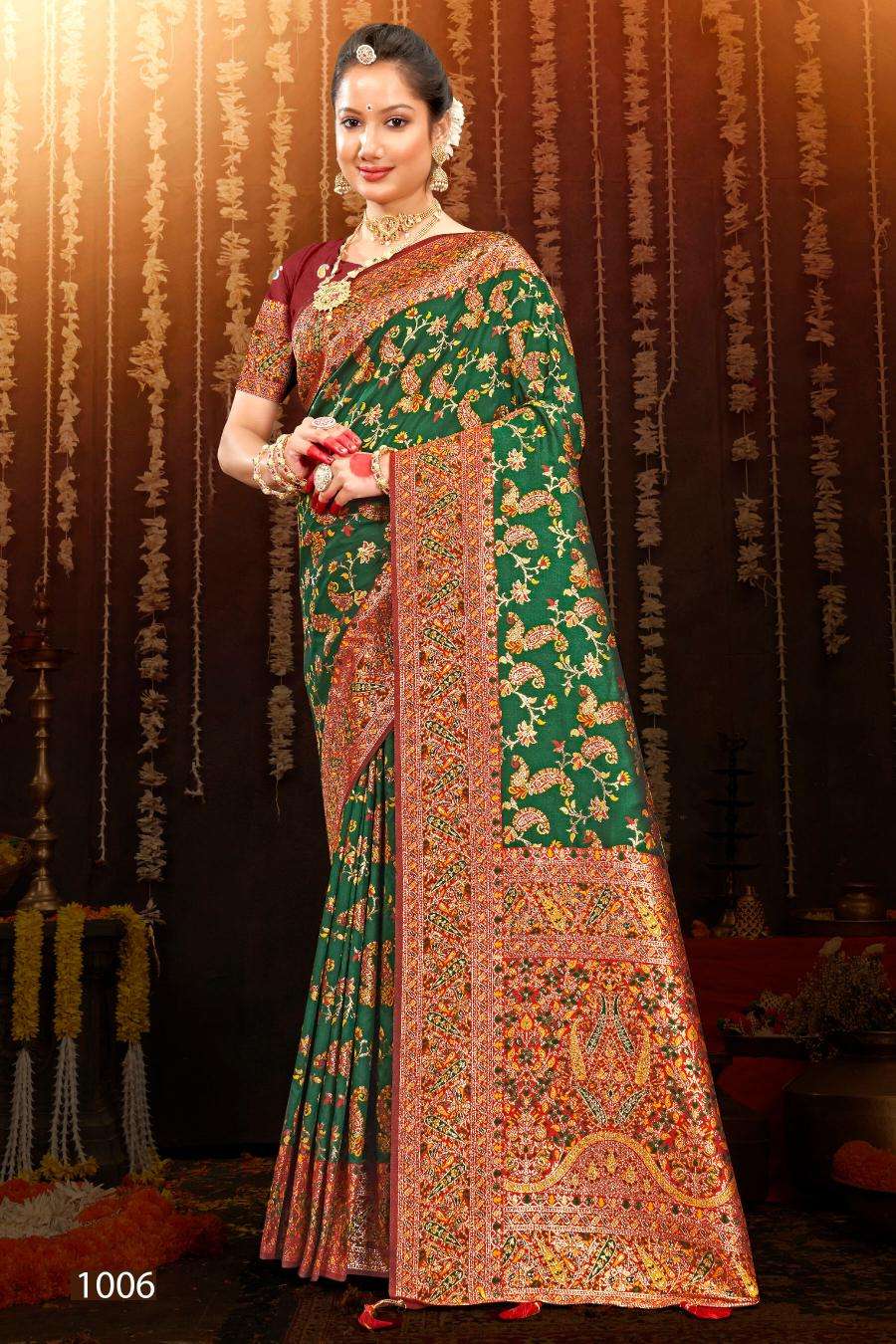 Saroj Kashmiri silk vol.1 50*600 silk saree online wholesale