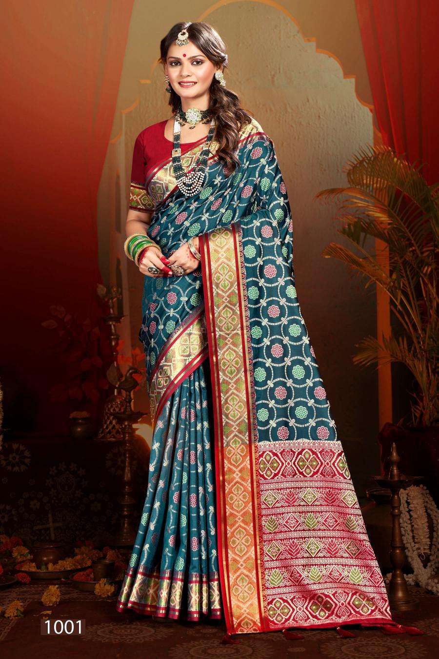 Saroj Mahurat Silk vol.3 Saree materials suppliers in Delhi