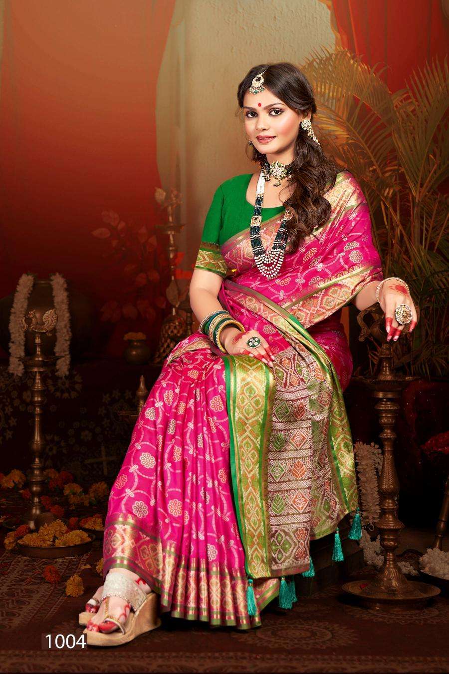 Saroj Mahurat Silk vol.3 Saree materials suppliers in Delhi