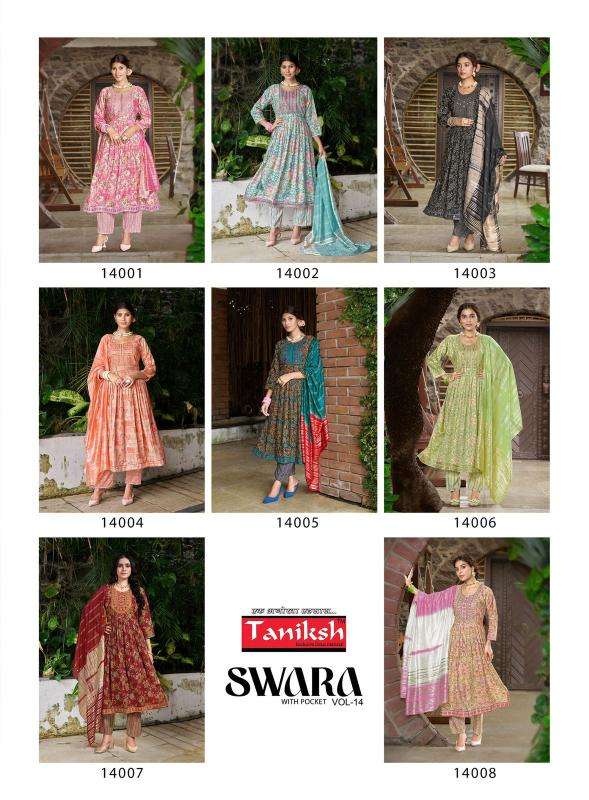 TANIKSH SWARA VOL 14 Ladies Kurti Wholesalers in Delhi