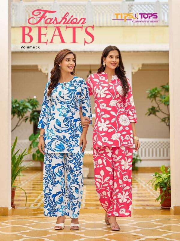 Tips & Tops Fashion Beats Vol 6 Kurtis with palazzo wholesale in Mumbai