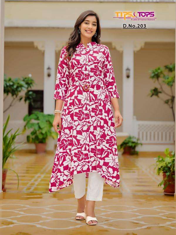 Tips & Tops Grassy Vol 2 Latest kurti wholesale market price in Surat