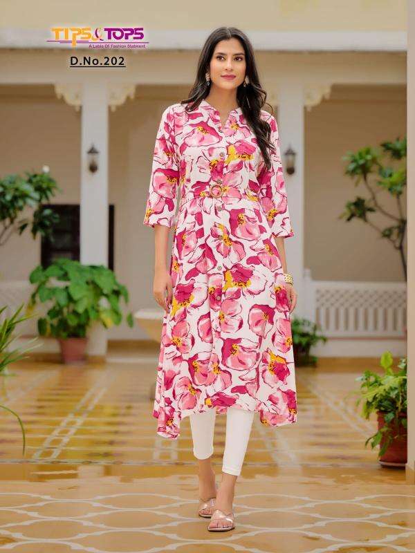 Tips & Tops Grassy Vol 2 Latest kurti wholesale market price in Surat