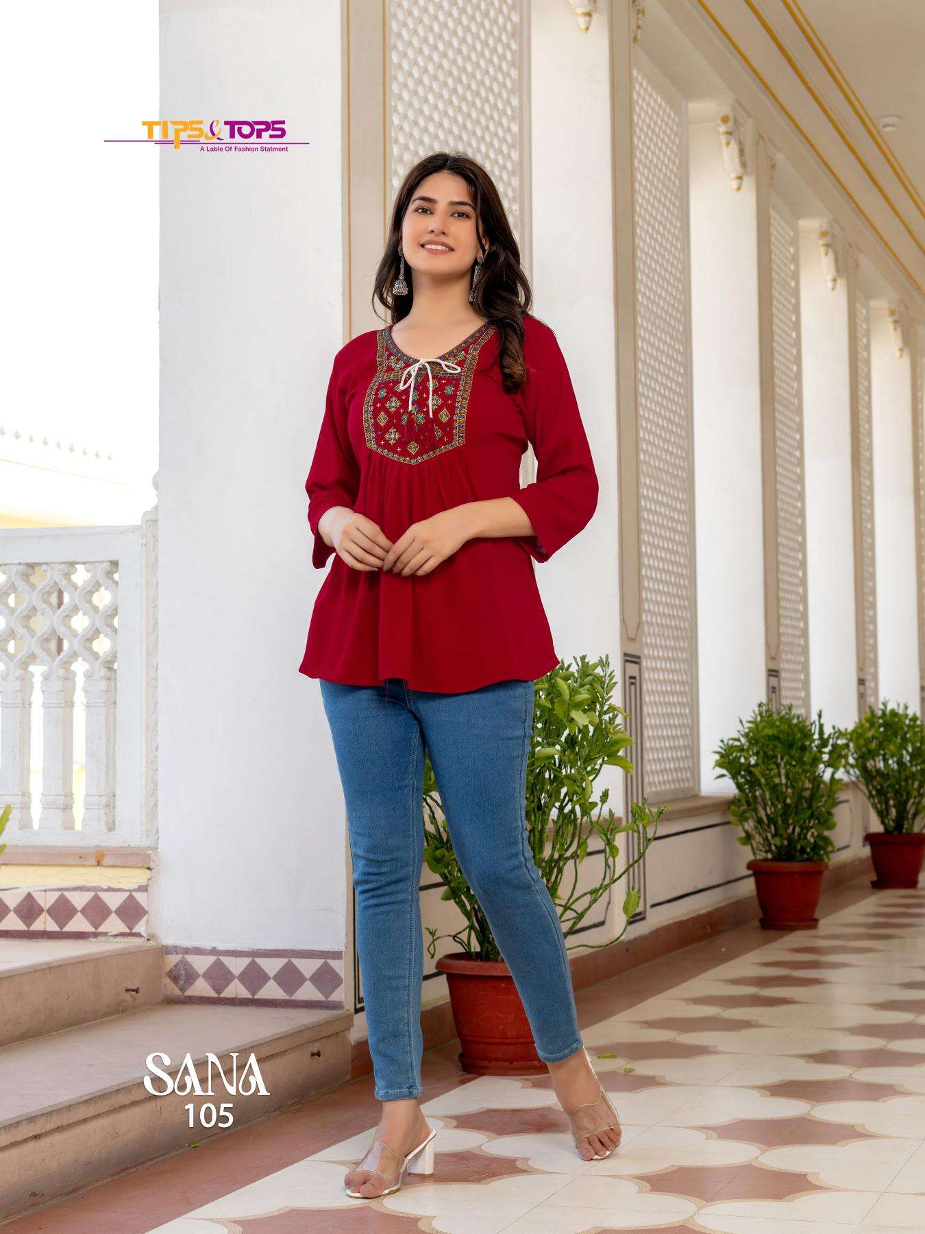 TIPS & TOPS Sana Vol 3 Surat wholesale fashion Kurtis