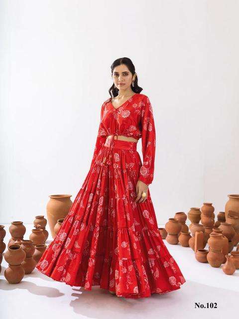 Vallari Vol 1 Digital Printed Indian Lehenga choli