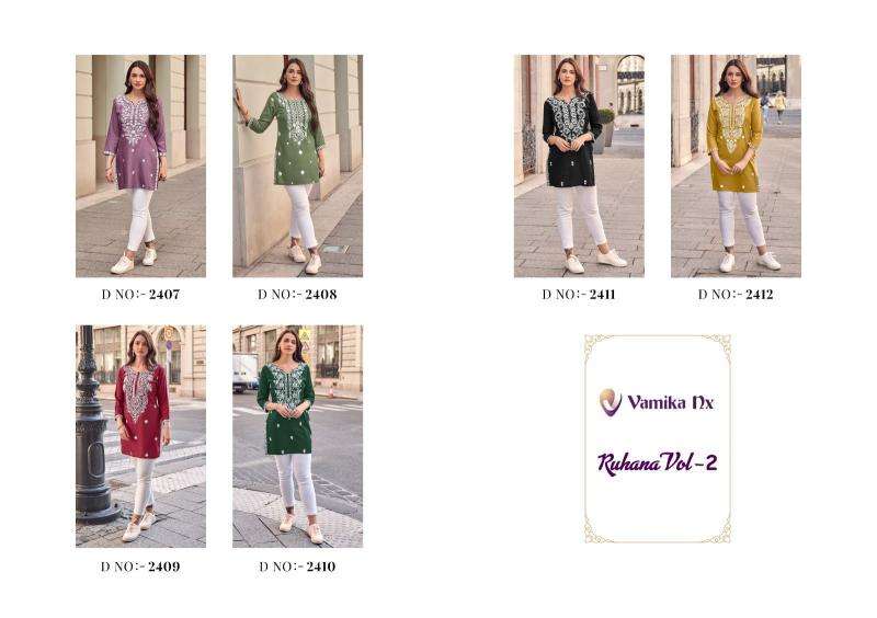 Vamika Nx Ruhana Vol 2 Kurti wholesale manufacturers in Jaipur