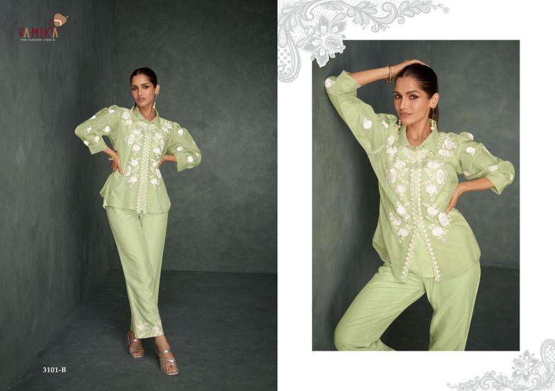 Vamika Rabya Vol-1 Silver Co-ord set Cotton kurtis in Surat