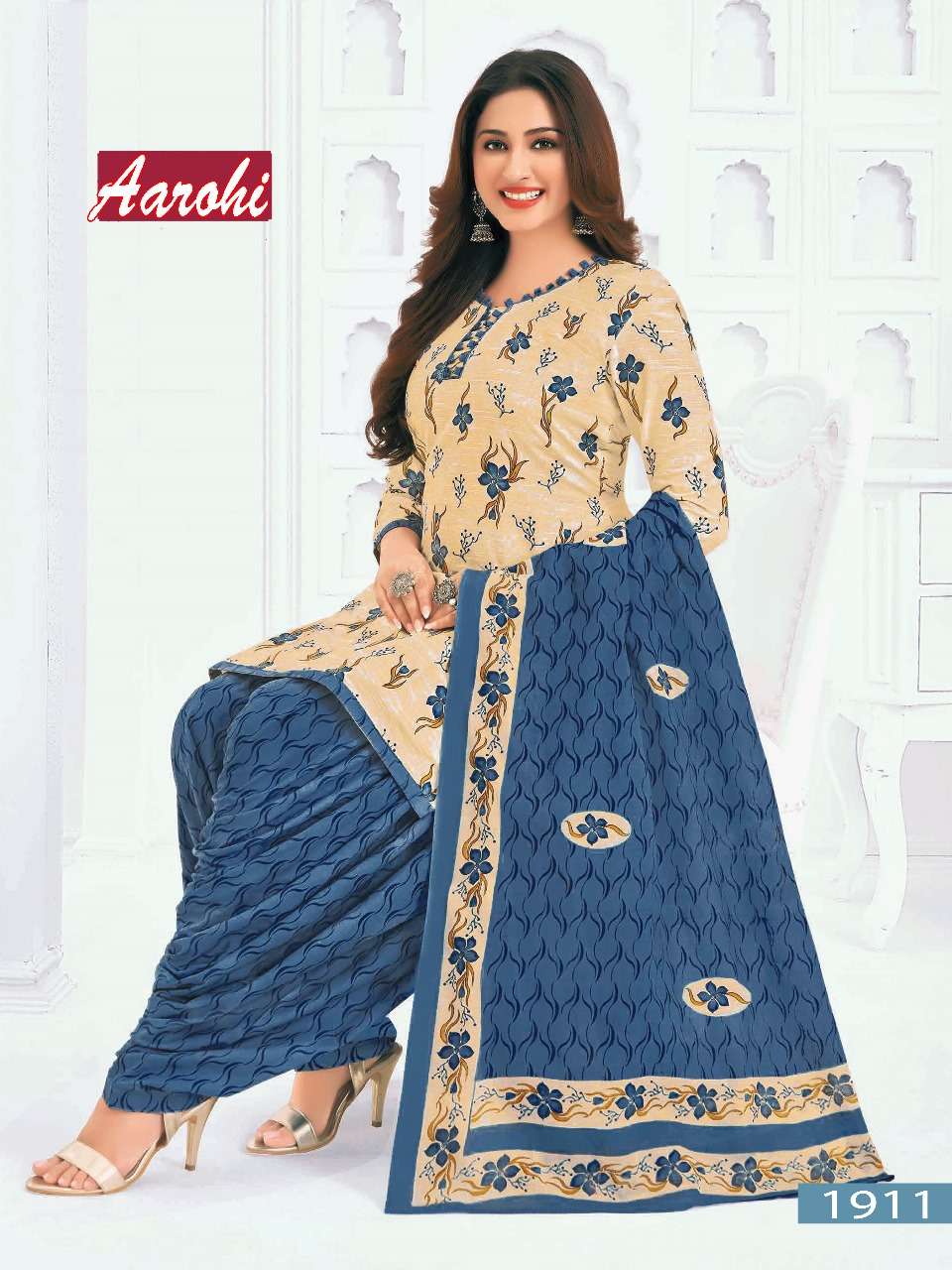 Vandana C Aarohi Vol 19 Dress material wholesale market in Surat