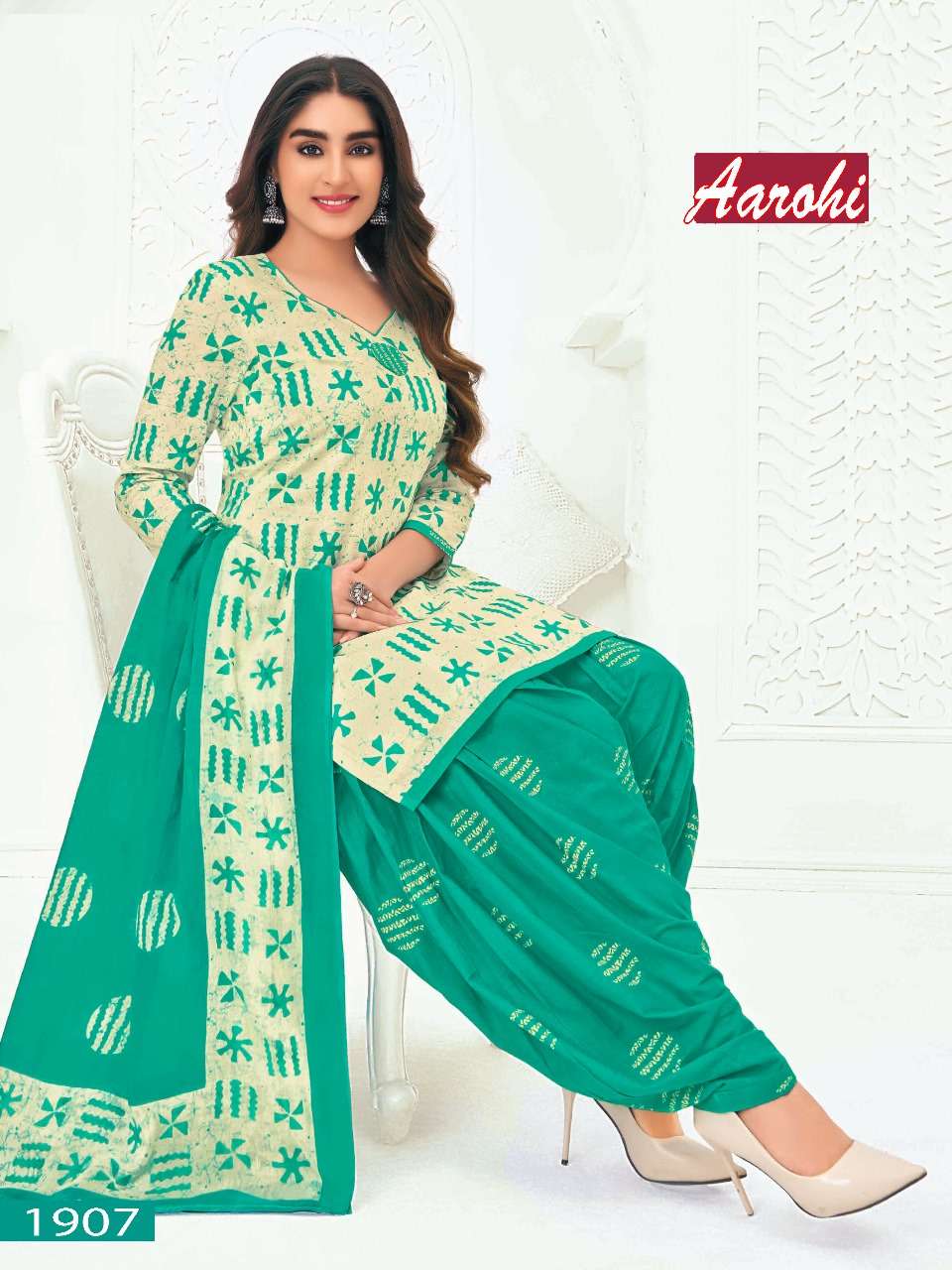 Vandana C Aarohi Vol 19 Dress material wholesale market in Surat