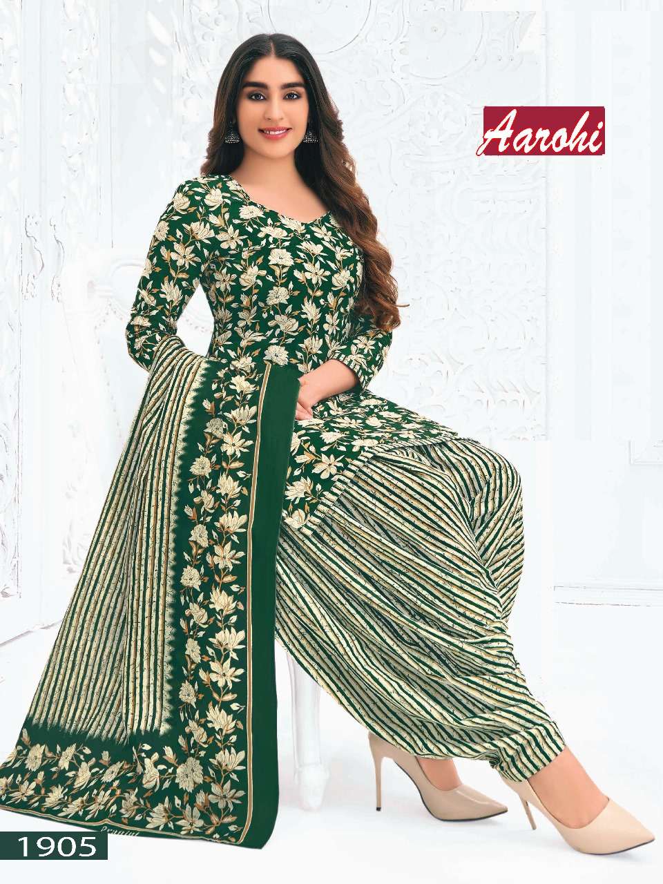 Vandana C Aarohi Vol 19 Dress material wholesale market in Surat