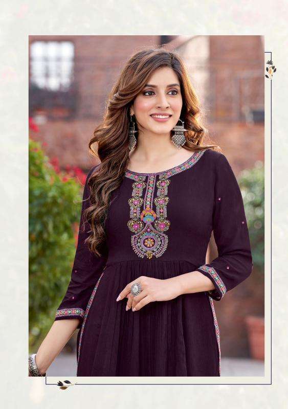 Wooglee Ananta Black Wholesale kurti catalogs