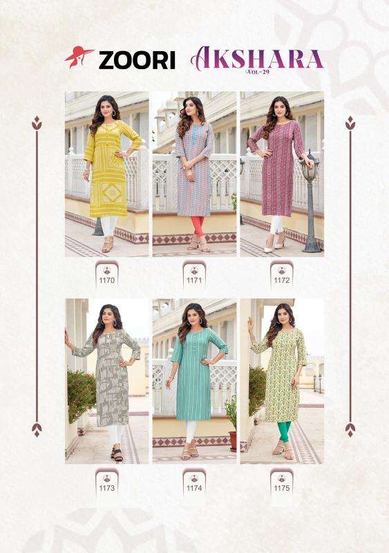 ZOORI Akshara Vol 29 Cotton kurtis in Delhi