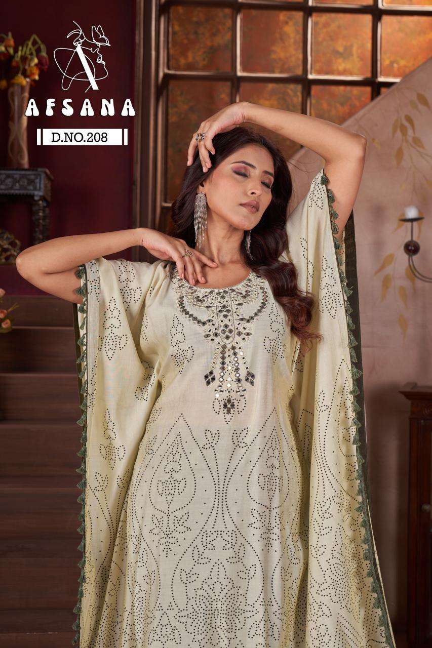 Afsana Kaftan D no. 208 Kurti exporters in Delhi