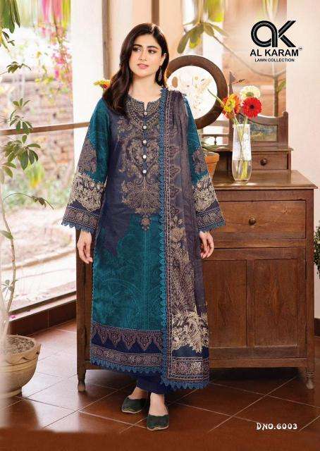 Al Karam Queens Court Vol 6 Bulk dress material suppliers in India