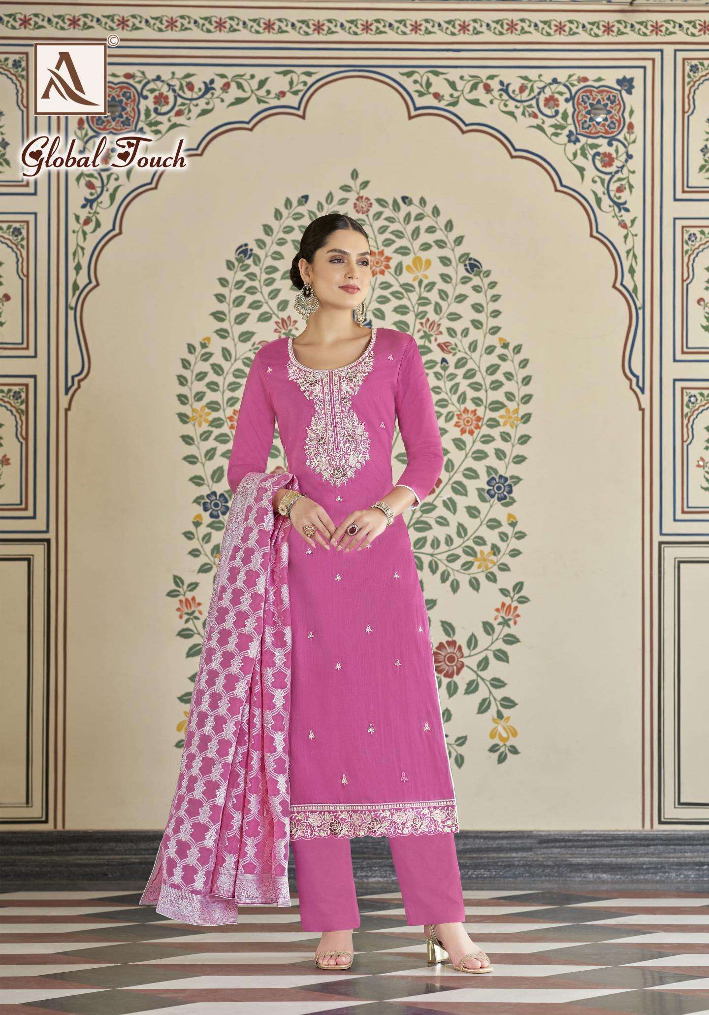 Alok Global Touch Dress material wholesalers in Ahmedabad