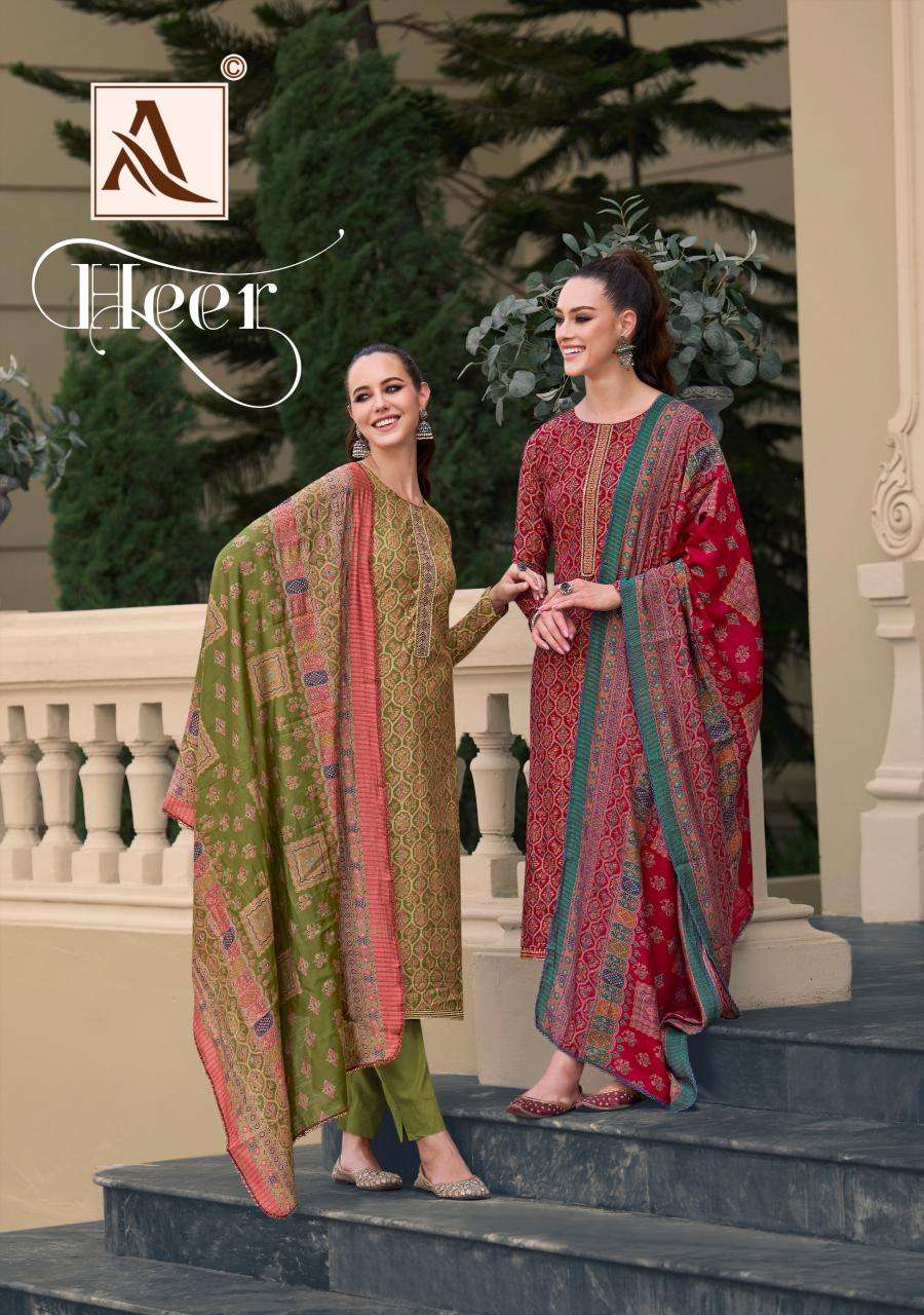 Alok Heer Wholesale unstitched dress materials in Mumbai