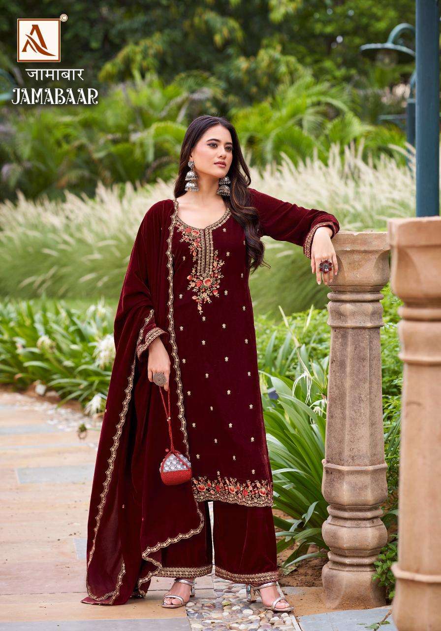 Alok Jamabaar Dress Materials for Ladies