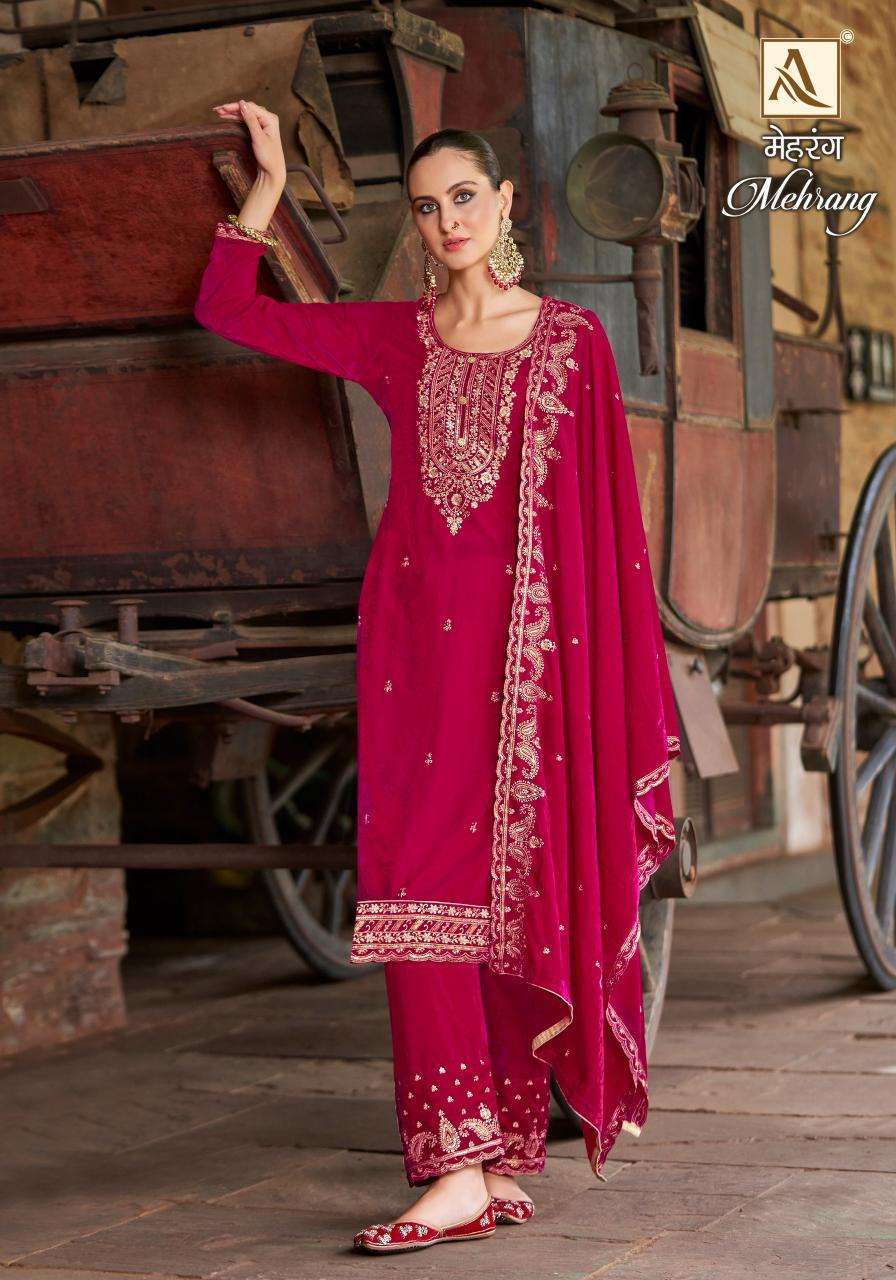 Alok Mehrang Wholesale dress materials online