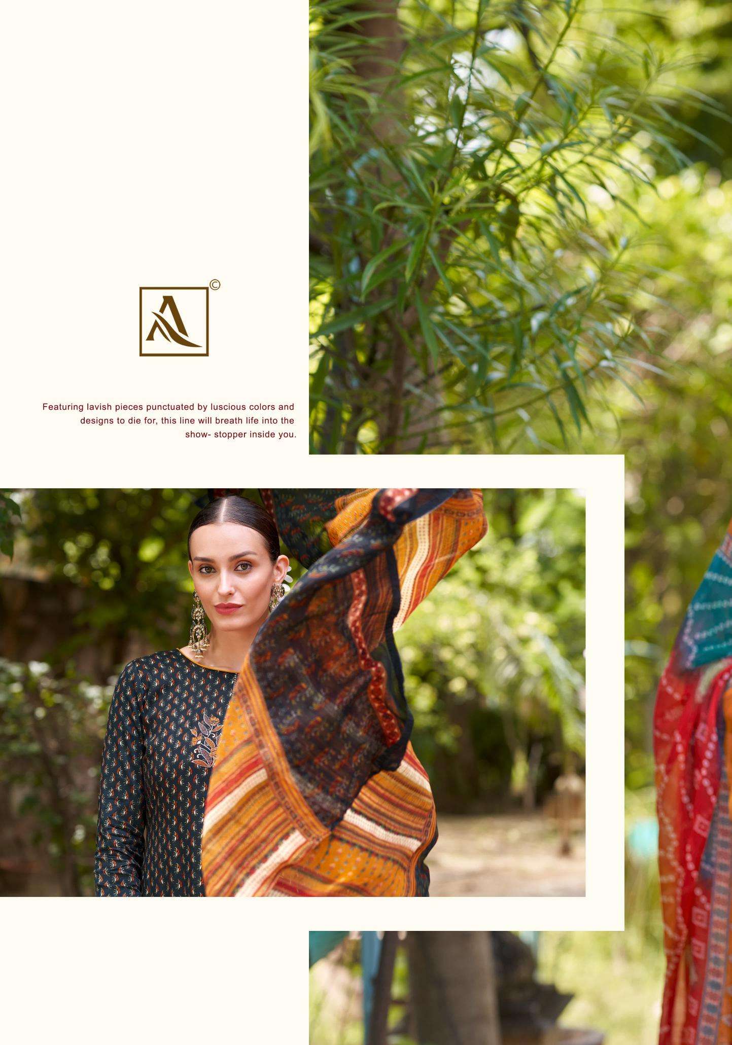 Alok Mirza Vol 3 Designer Dress Materials in Ahmedabad