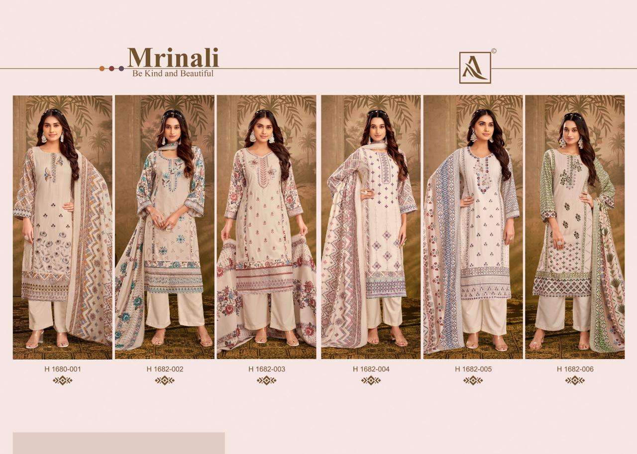 Alok Mrinali Wholesale dress material online