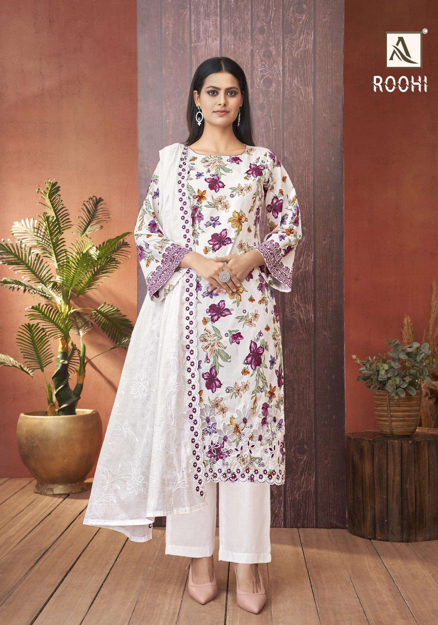 Alok Roohi Surat wholesale dress material online shopping