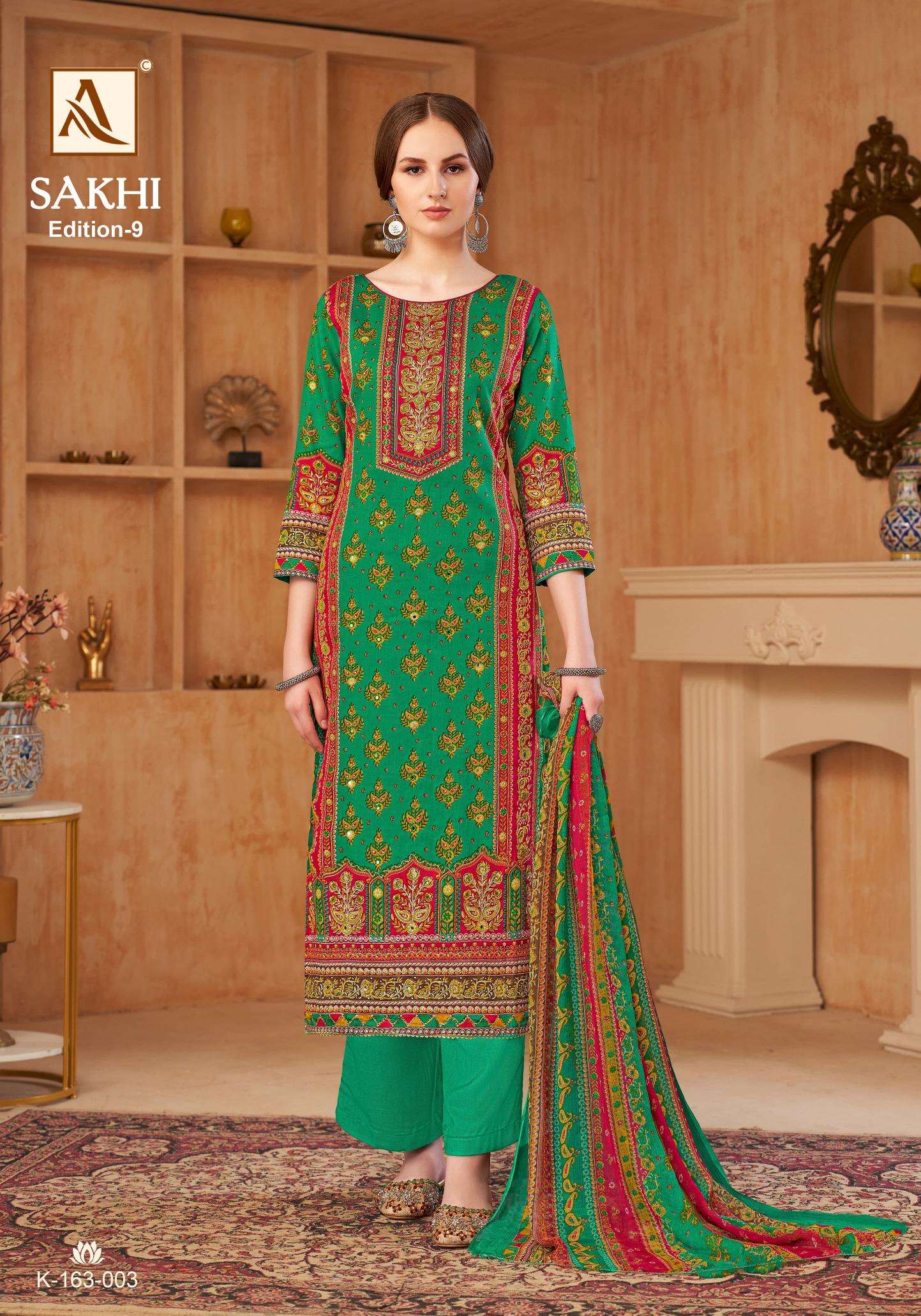 Alok Sakhi Vol 9 Indian dress materials