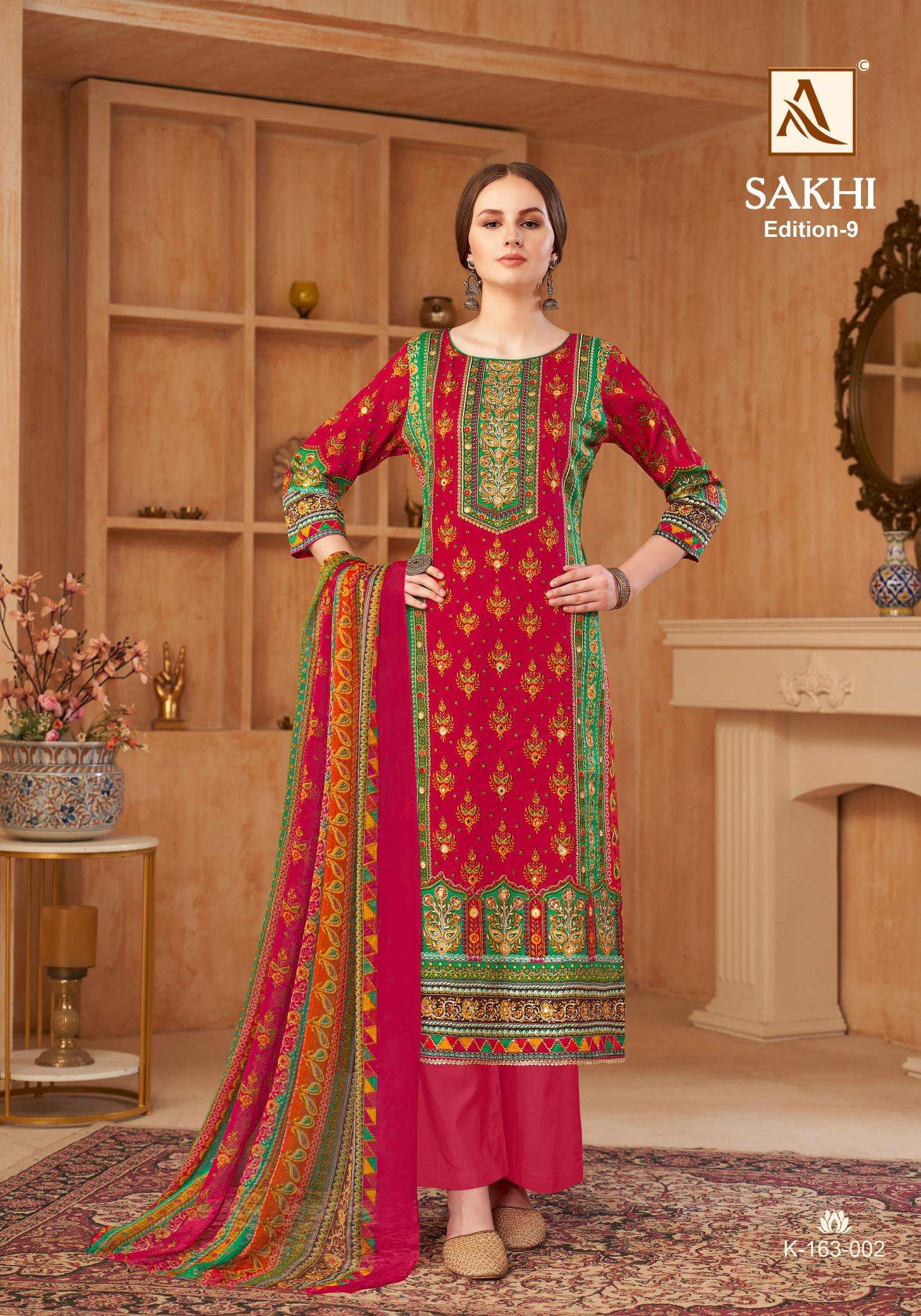 Alok Sakhi Vol 9 Indian dress materials