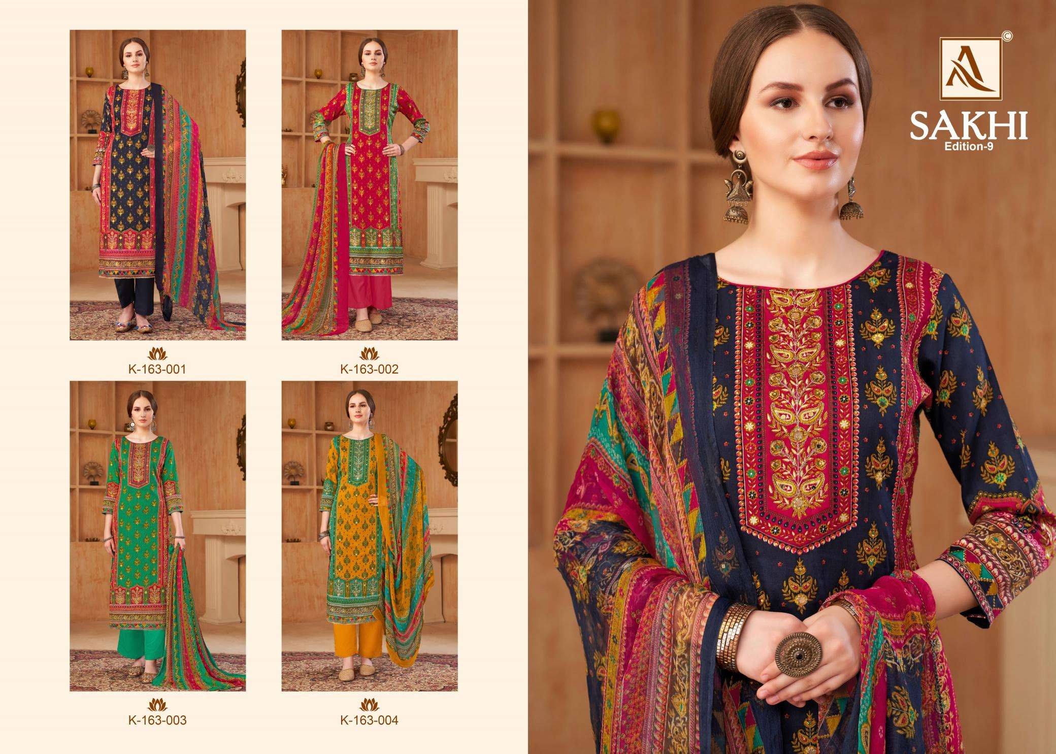 Alok Sakhi Vol 9 Indian dress materials