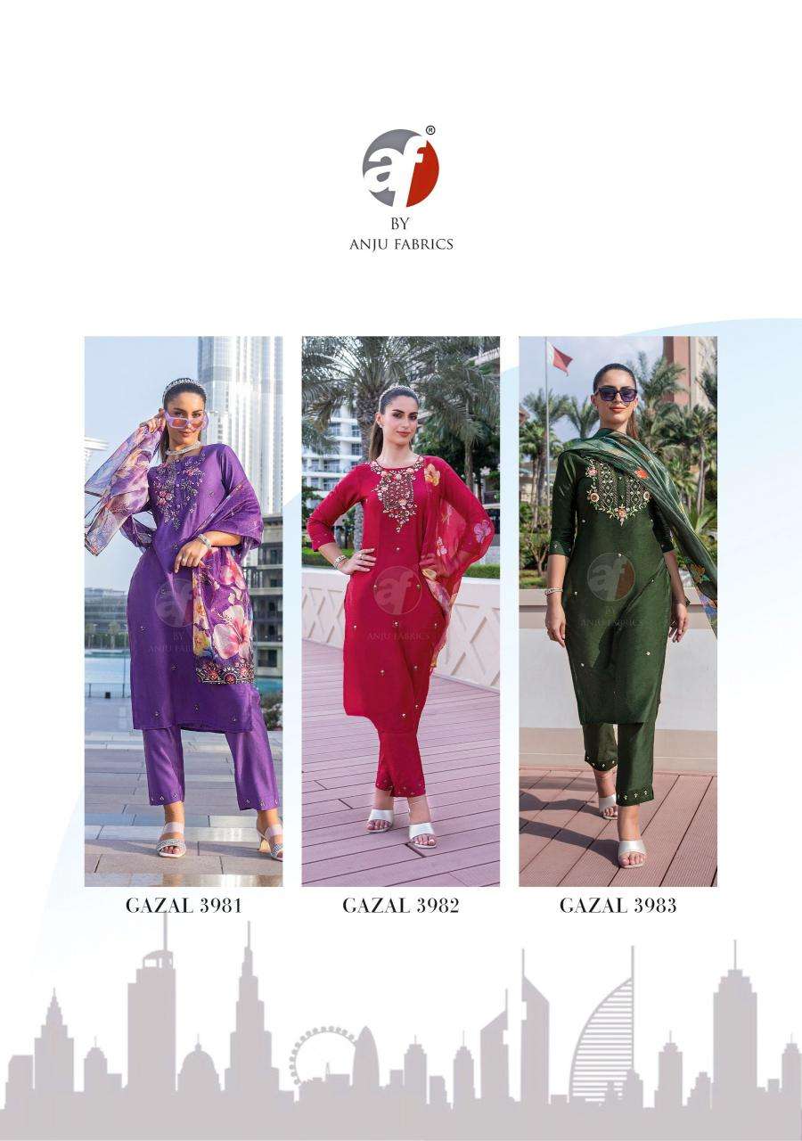 Anju Fabrics Gazal vol 5 Surat Kurti Wholesale Price