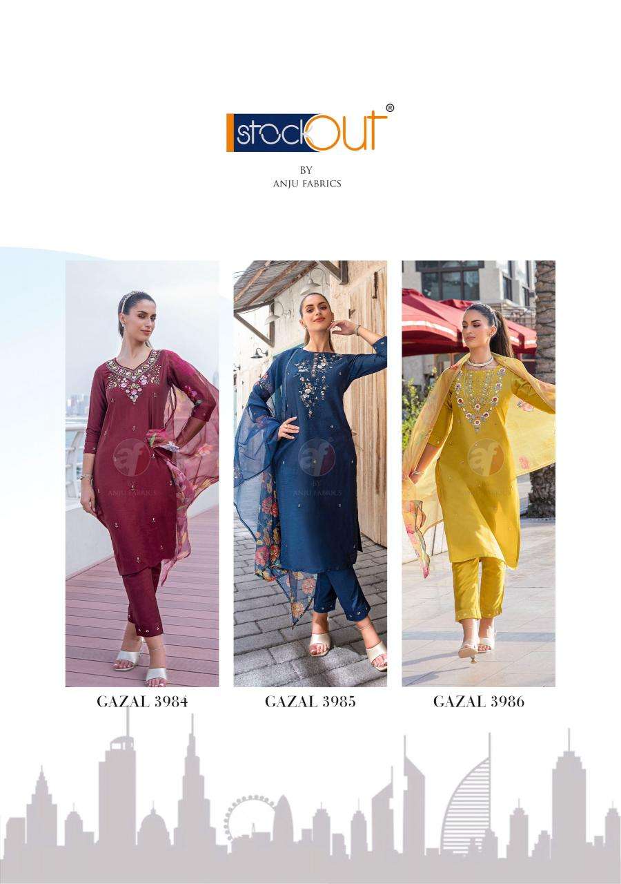 Anju Fabrics Gazal vol 5 Surat Kurti Wholesale Price