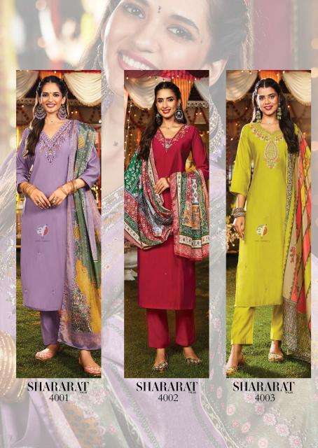 Anju Fabrics Shararat vol -8 Surat kurti manufacturers list