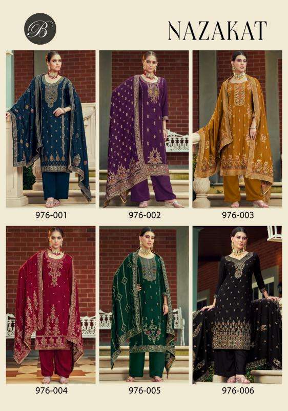 Belliza Nazakat 976 Surat dress materials