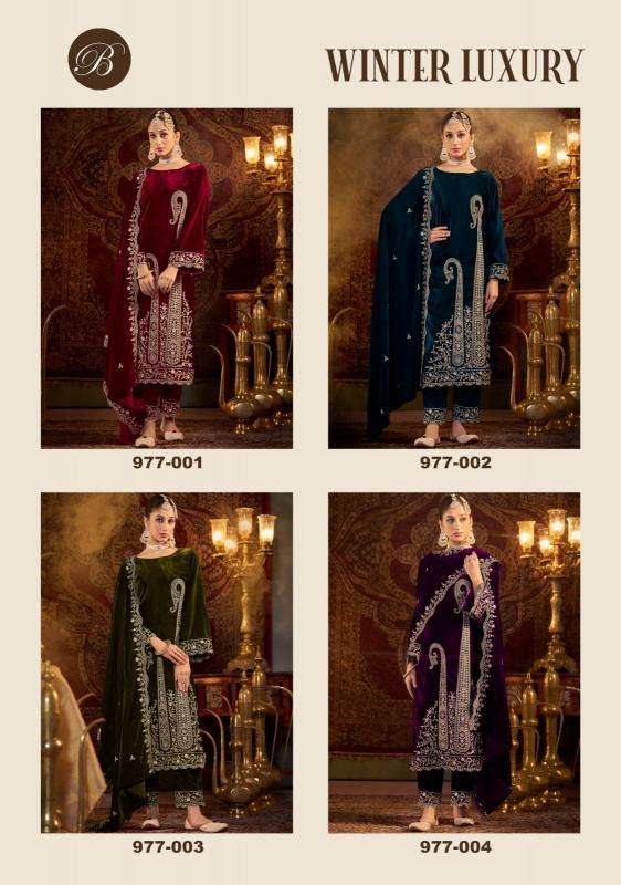 Belliza Winter Designer dress material wholesale