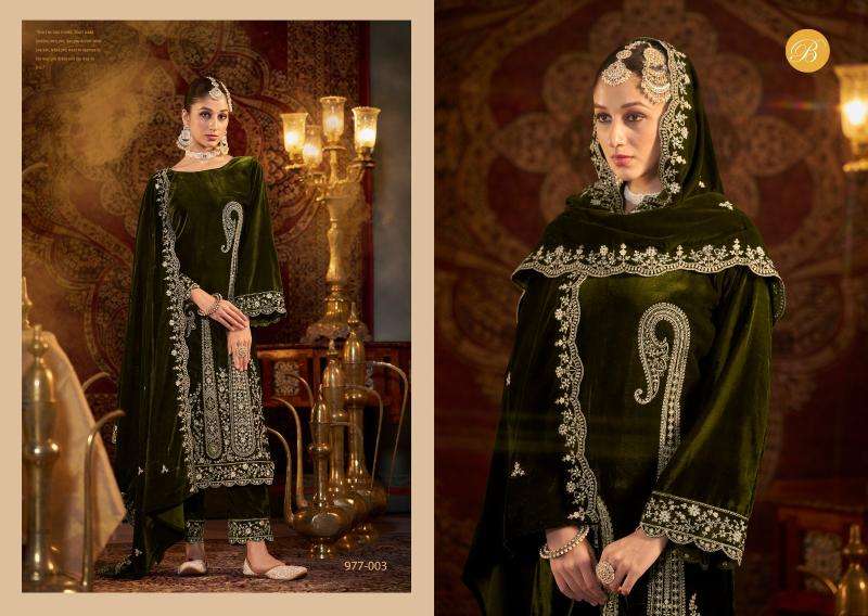 Belliza Winter Designer dress material wholesale