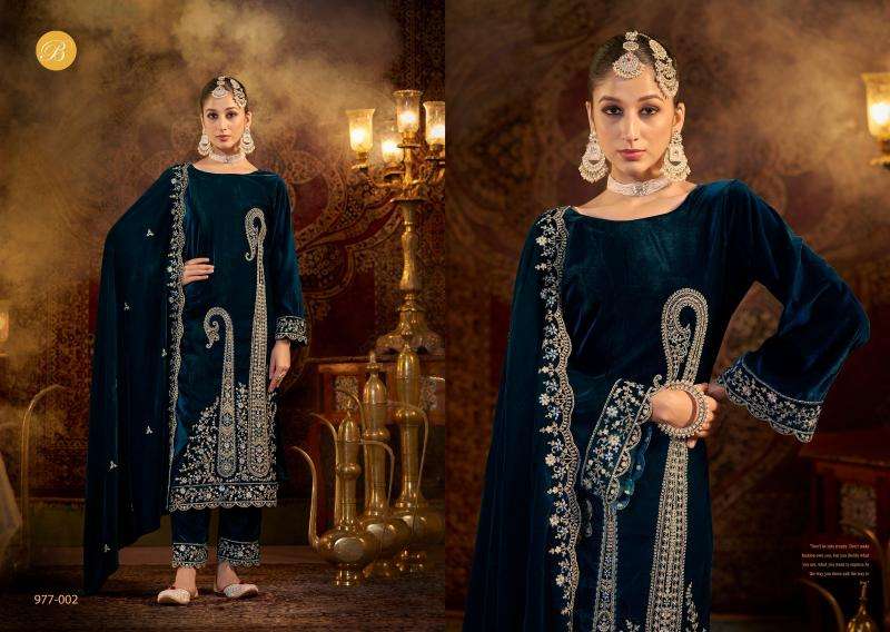 Belliza Winter Designer dress material wholesale