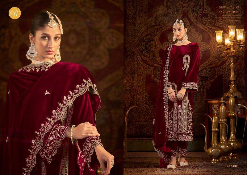 Belliza Winter Designer dress material wholesale