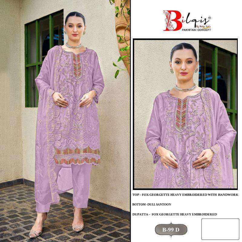 Bilqis B 99 A to D Salwar Kameez wholesale distributors