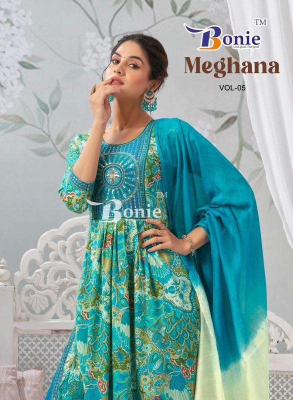 Bonie Meghana 5 Surat wholesale kurti market online