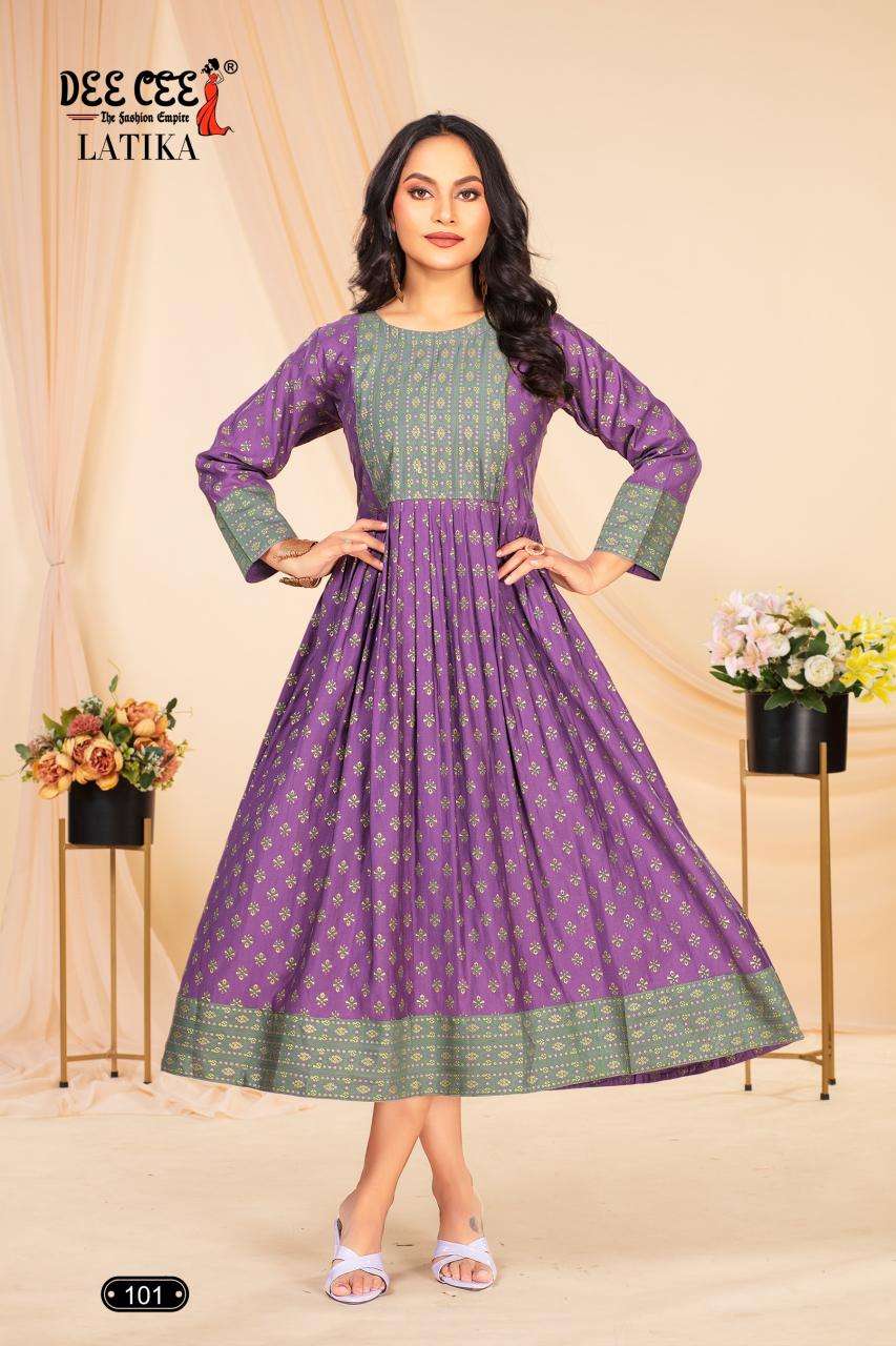 Deecee Latika Designer kurtis for wholesale in Kolkata