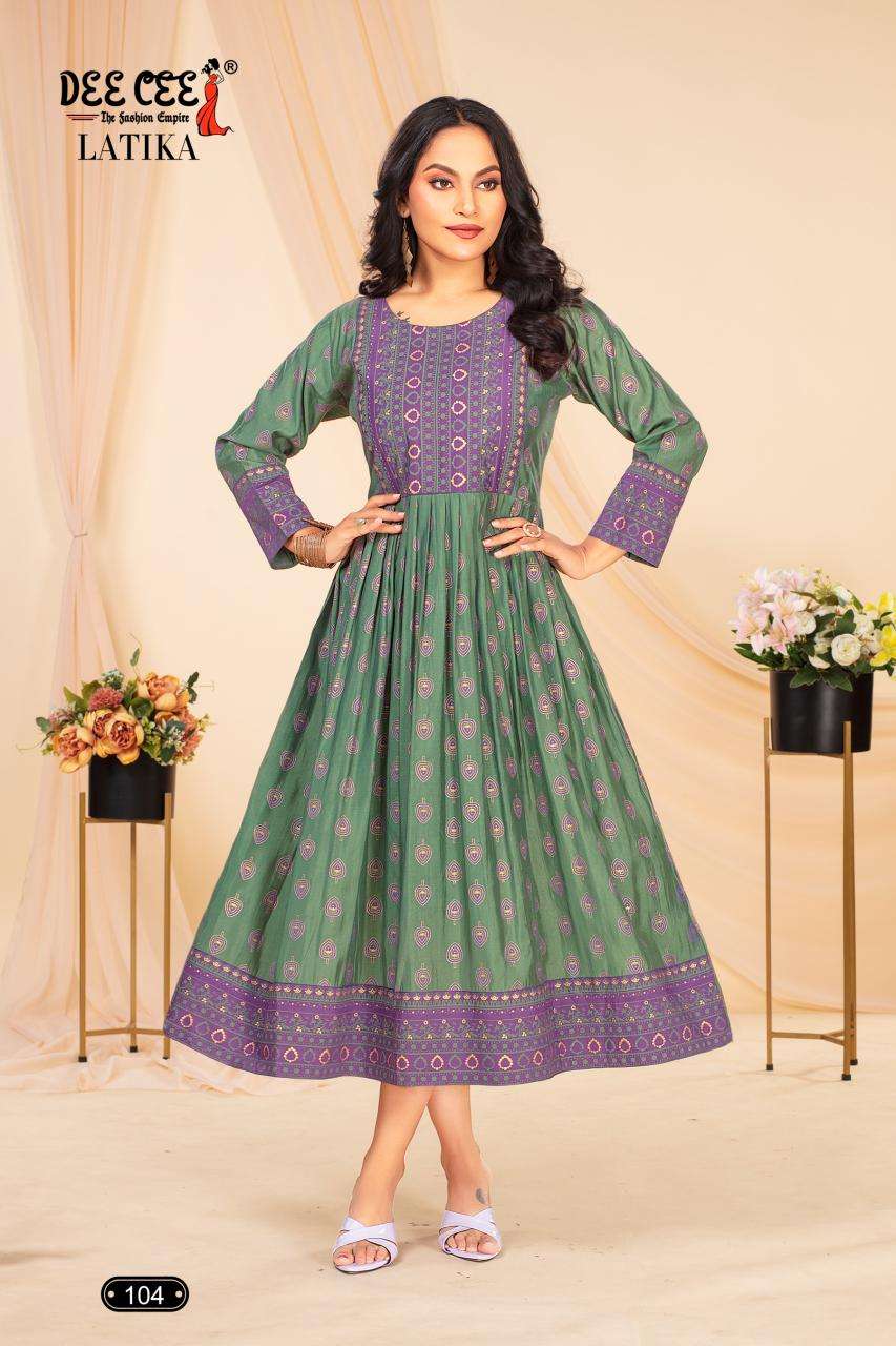 Deecee Latika Designer kurtis for wholesale in Kolkata