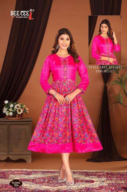 Deecee Vaama Latest kurti designs in Bangalore