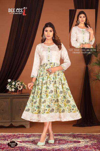 Deecee Vaama Latest kurti designs in Bangalore