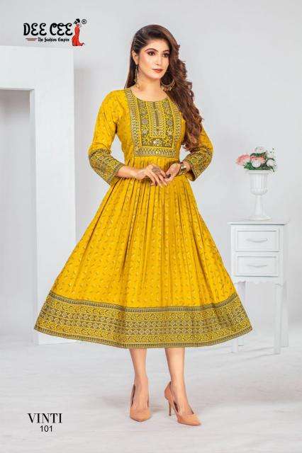 Deecee Vinti Kurtis at wholesale rates in Kolkata