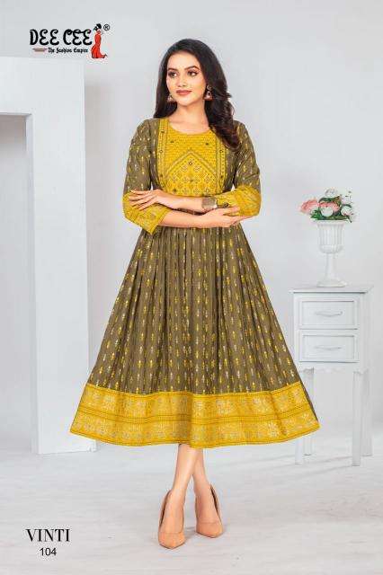 Deecee Vinti Kurtis at wholesale rates in Kolkata